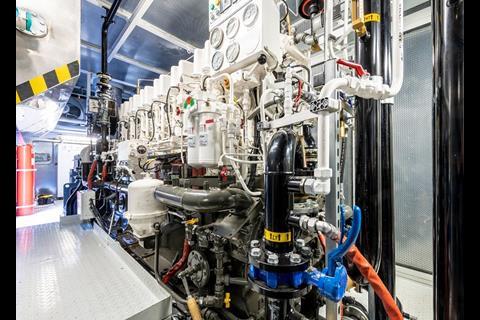 The world's first 1MW dual fuel hydrogen diesel engine, which was developed by BeHydro, a joint venture between CMB and ABC Engines.